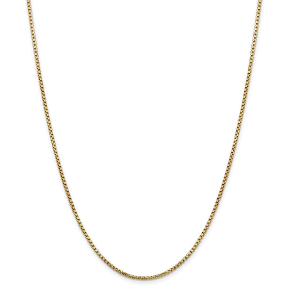 14k 1.75mm Semi-Solid Round Box Chain-WBC-BC141-28