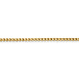 14k 2.45mm Semi-Solid Round Box Chain-WBC-BC142-8