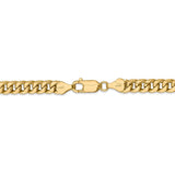 14k 6mm Semi-Solid Miami Cuban Chain-WBC-BC154-8