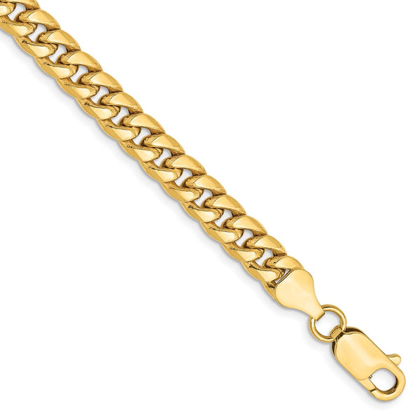 14k 6mm Semi-Solid Miami Cuban Chain-WBC-BC154-8