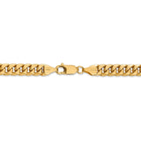 14k 6.75mm Semi-Solid Miami Cuban Chain-WBC-BC155-8