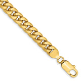 14k 7.3mm Semi-Solid Miami Cuban Chain-WBC-BC156-9