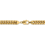 14k 9.3mm Semi-Solid Miami Cuban Chain-WBC-BC157-9