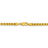 14k 3.6mm Semi-Solid Round Box Chain-WBC-BC163-22