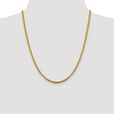 14k 3.6mm Semi-Solid Round Box Chain-WBC-BC163-22