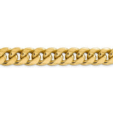 14k 12.6mm Semi-Solid Miami Cuban Chain-WBC-BC164-8