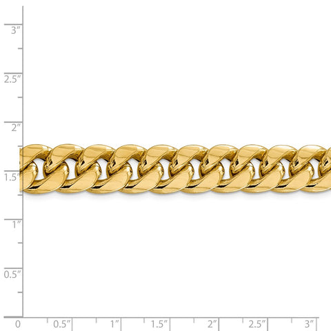 14k 12.6mm Semi-Solid Miami Cuban Chain-WBC-BC164-8