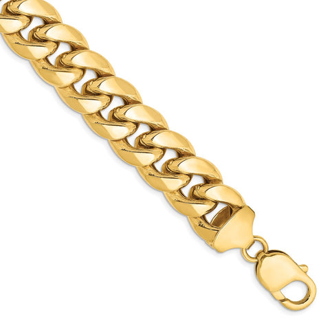 14k 12.6mm Semi-Solid Miami Cuban Chain-WBC-BC164-8