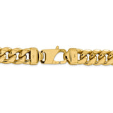 14k 15mm Semi-Solid Miami Cuban Chain-WBC-BC165-8