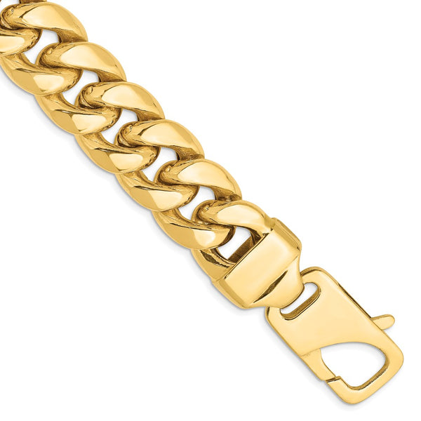 14k 15mm Semi-Solid Miami Cuban Chain-WBC-BC165-9