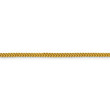 14k 2.2mm Semi-Solid Franco Chain-WBC-BC166-24