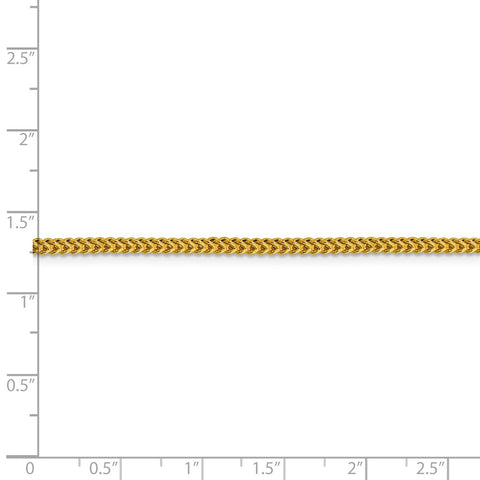 14k 2.2mm Semi-Solid Franco Chain-WBC-BC166-22