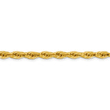 14ky 4.75mm Semi-Solid Rope Chain-WBC-BC169-8