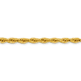 14ky 4.75mm Semi-Solid Rope Chain-WBC-BC169-18