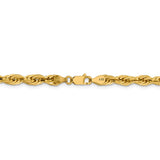 14ky 4.75mm Semi-Solid Rope Chain-WBC-BC169-18