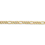 14k 4.2mm Semi-Solid Figaro Chain-WBC-BC94-7