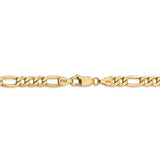 14k 5.75mm Semi-Solid Figaro Chain-WBC-BC95-8