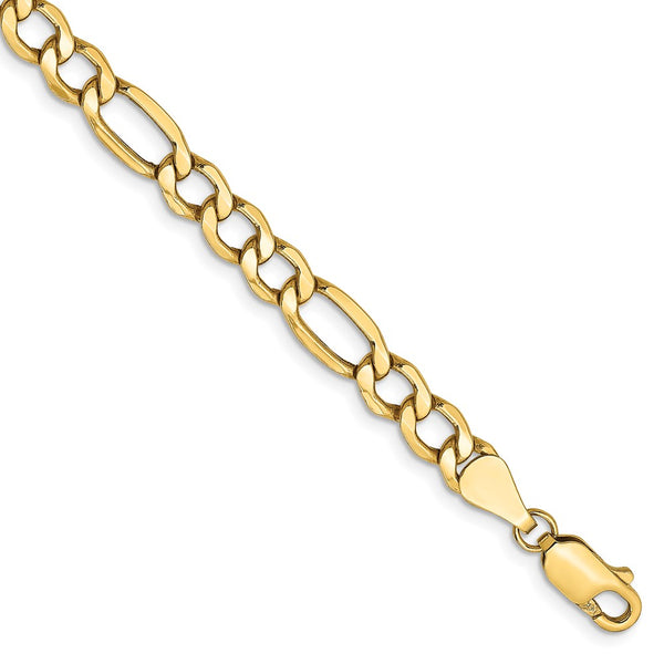 14k 5.75mm Semi-Solid Figaro Chain-WBC-BC95-9