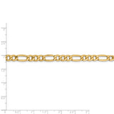 14k 6.25mm Semi-Solid Figaro Chain-WBC-BC96-8