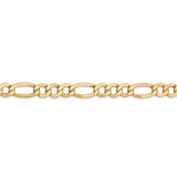 14k 7.3mm Semi-Solid Figaro Chain-WBC-BC97-8