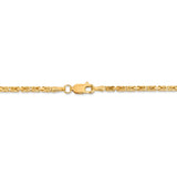 14k 2mm Byzantine Chain-WBC-BIZ050-7