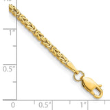 14k 2mm Byzantine Chain-WBC-BIZ050-7