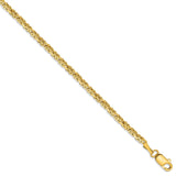 14k 2mm Byzantine Chain-WBC-BIZ050-7