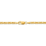 14k 2.5mm Byzantine Chain-WBC-BIZ070-7