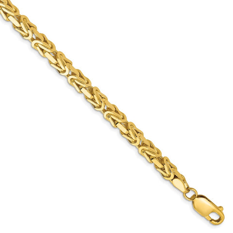 14k 4mm Byzantine Chain-WBC-BIZ110-8