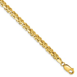 14k 4mm Byzantine Chain-WBC-BIZ110-7