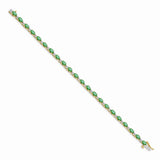 14k Diamond and Emerald Bracelet-WBC-BM4481-EM-010-YA