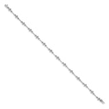 14k White Gold Diamond 7.5in Link Bracelet-WBC-BM4596-015-WA