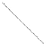 14k White Gold Diamond 7 in Infinity Link Bracelet-WBC-BM4599-003-WA