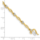 14k Diamond Bracelet-WBC-BM4606-013-YA