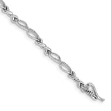 14k White Gold Diamond Bracelet-WBC-BM4610-005-WA