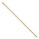 14k Yellow Gold Diamond Bracelet-WBC-BM4622-075-YA