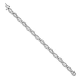 14k White Gold Diamond Fancy Bracelet-WBC-BM4640-200-WA