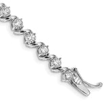 14k White Gold Diamond Bracelet-WBC-BM4641-200-WA