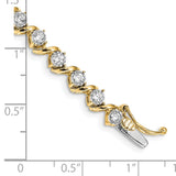 14k Diamond Bracelet-WBC-BM4641-200-YA