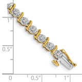 14k Diamond Bracelet-WBC-BM4642-038-YA