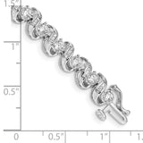 14k White Gold Diamond Bracelet-WBC-BM4647-300-WA