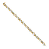 14k Diamond Bracelet-WBC-BM4647-300-YA