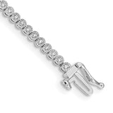 14k White Gold Diamond Tennis Bracelet-WBC-BM4648-050-WA