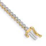 14k Diamond Tennis Bracelet-WBC-BM4648-050-YA