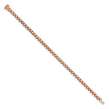 14k Rose Gold Diamond Bracelet-WBC-BM4650-200-RA