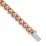 14k Rose Gold Diamond Bracelet-WBC-BM4650-200-RA