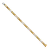 14k Yellow Gold Diamond Bracelet-WBC-BM4651-400-YA