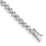 14k White Gold Diamond Bracelet-WBC-BM4655-100-WA