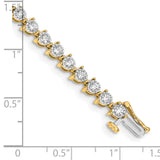 14k Diamond Bracelet-WBC-BM4656-200-YA