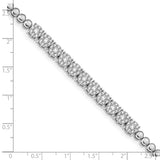 14k White Gold Graduated Bead Diamond Bracelet-WBC-BM4659-150-WA